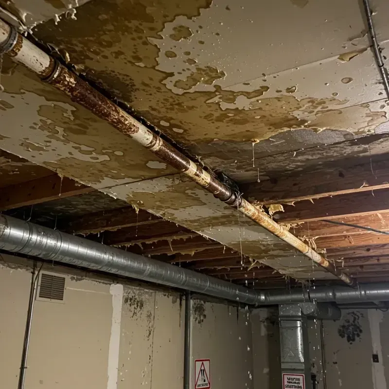 Ceiling Water Damage Repair in Crosby, MN